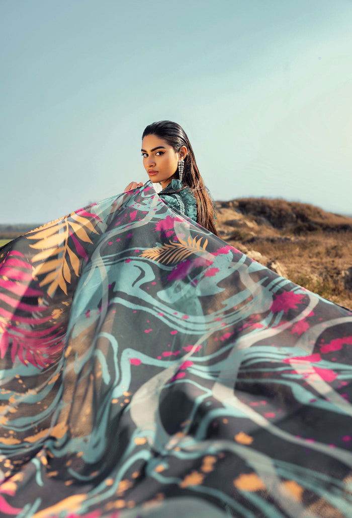 Adans Libas Lawn Eid Edit 24 Embroidered Unstitched 3pcs - Jotey