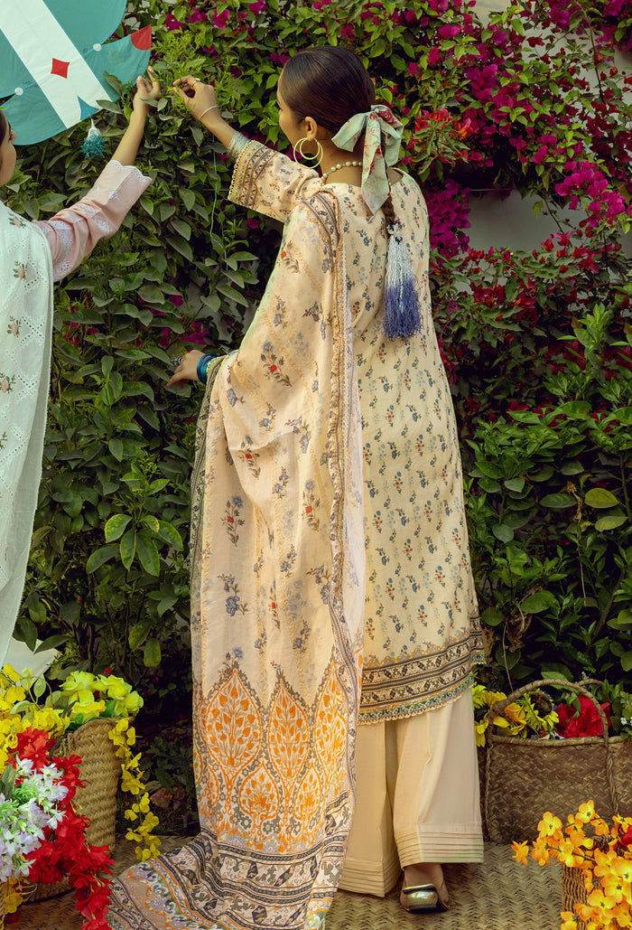 Adans Libas Umang 2 Embroidered Suvic Lawn 3pcs - Jotey