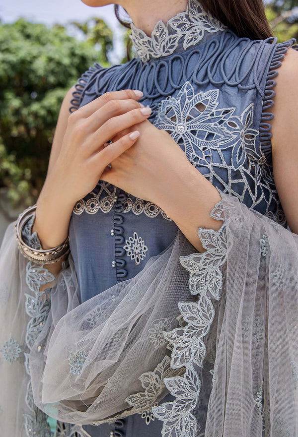 Adans Rarity Glance Embroidered Lawn 3pcs - Jotey