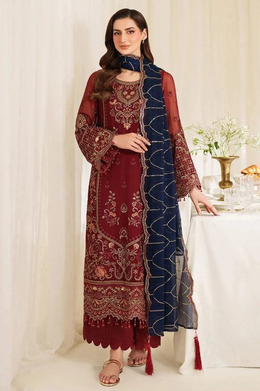 Noore By Imrozia Embroidered Luxury Chiffon Unstitched 3 Piece