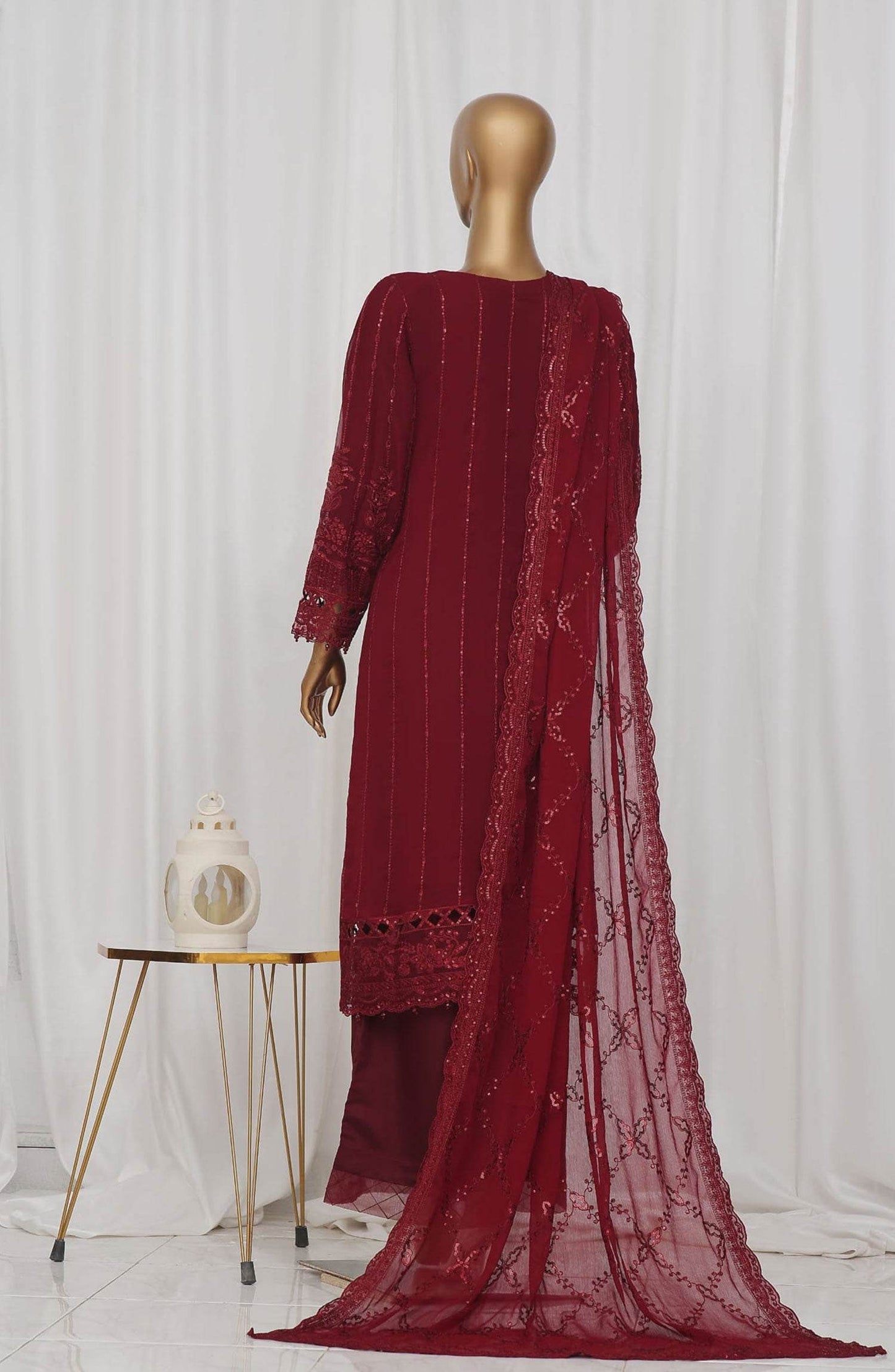 Afsana By Sadabahar Luxury Chiffon Vol-10 Stitched 3pcs - Jotey