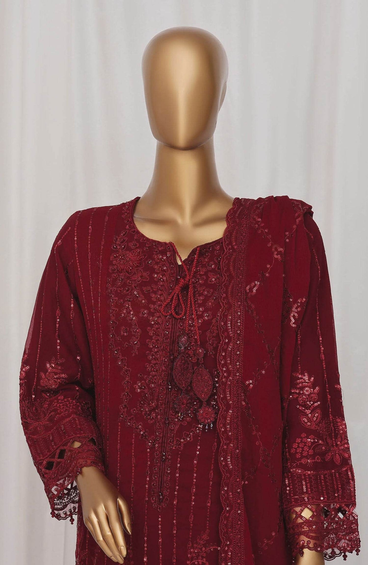 Afsana By Sadabahar Luxury Chiffon Vol-10 Stitched 3pcs - Jotey