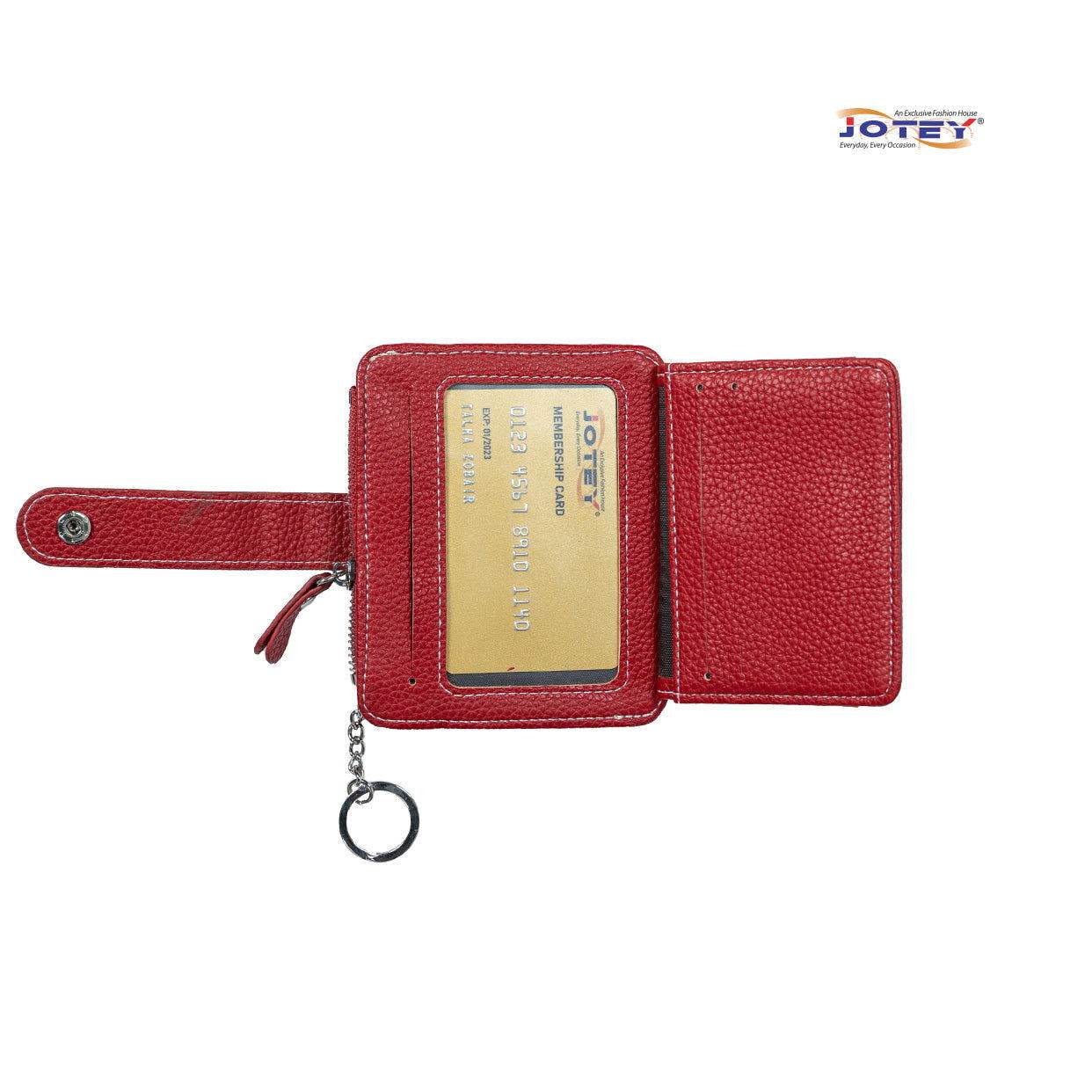 Credit Card Holder Coin Purse Zipper - Jotey