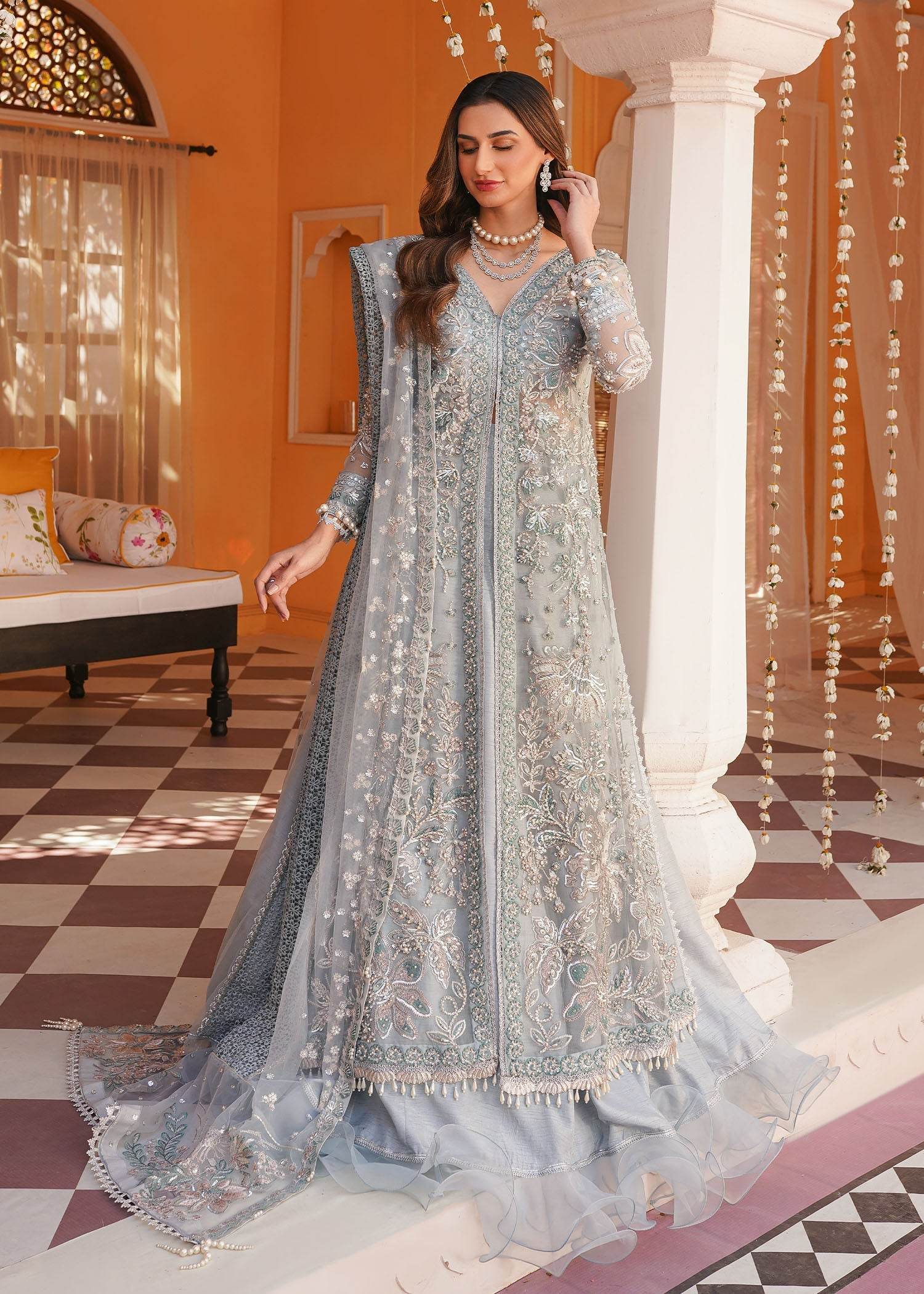 Mehak Yaqoob Luxury Wedding Formals Vol-08 Unstitched 3pcs - Jotey