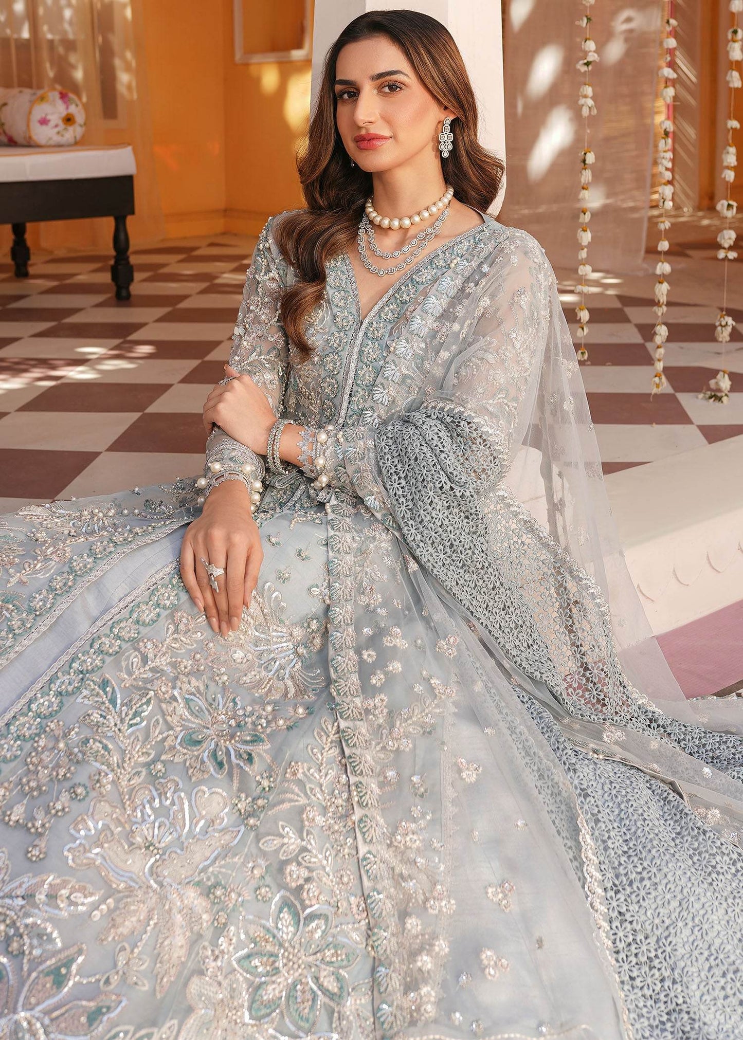 Mehak Yaqoob Luxury Wedding Formals Vol-08 Unstitched 3pcs - Jotey