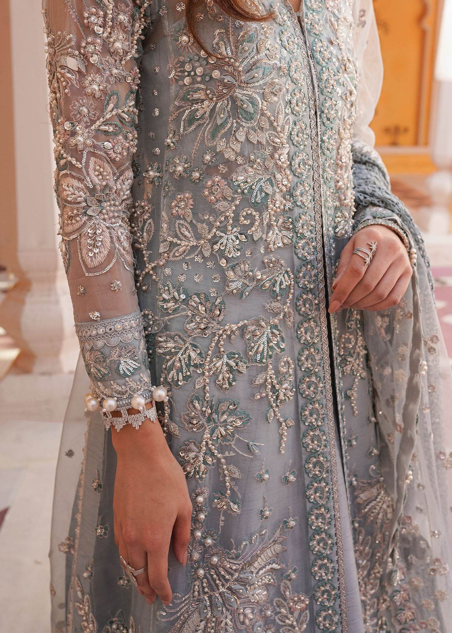 Mehak Yaqoob Luxury Wedding Formals Vol-08 Unstitched 3pcs - Jotey