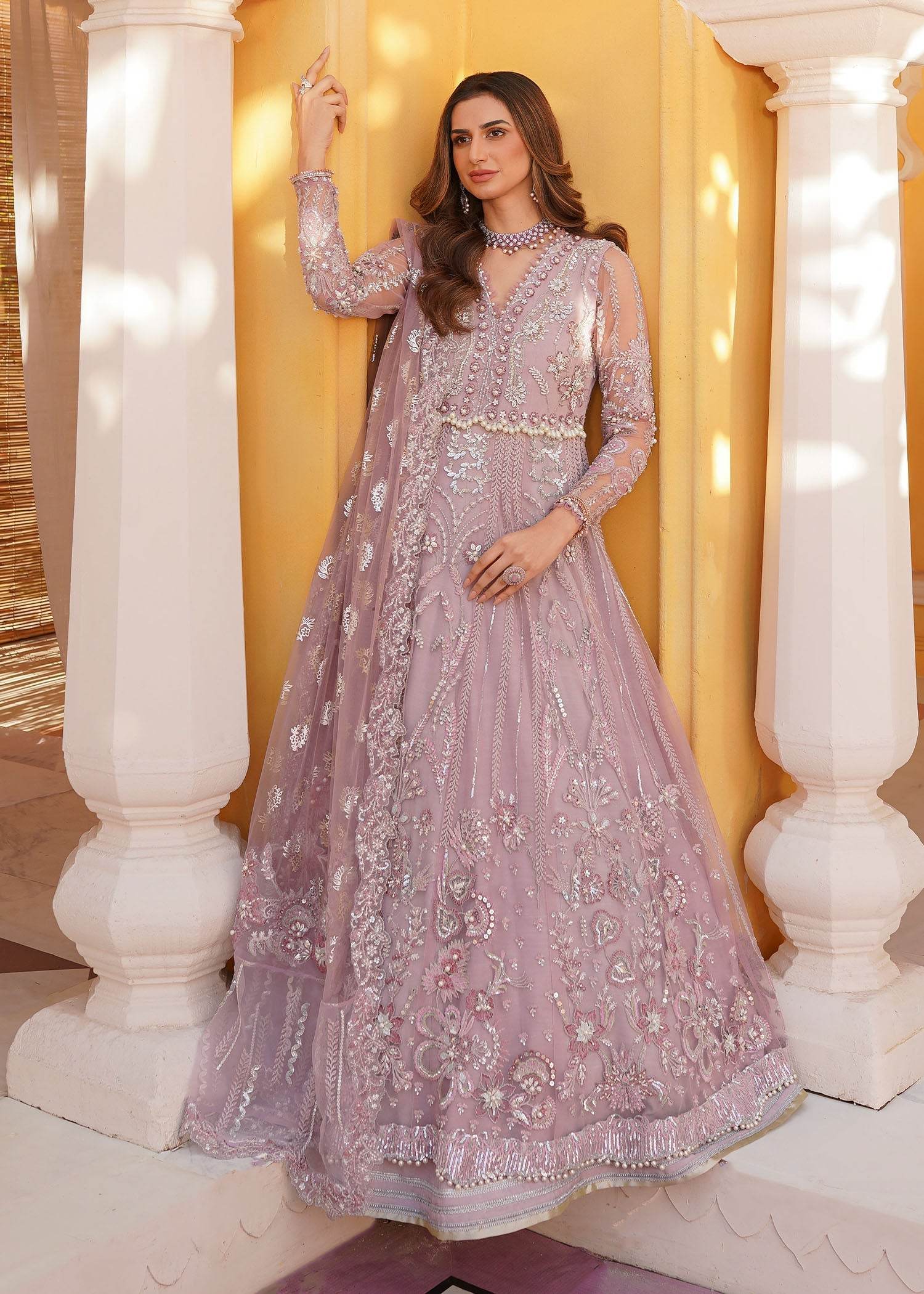 Mehak Yaqoob Luxury Wedding Formals Vol-08 Unstitched 3pcs - Jotey