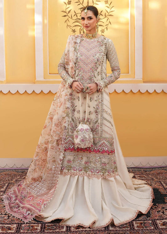 Mehak Yaqoob Luxury Wedding Formals Vol-08 Unstitched 3pcs - Jotey