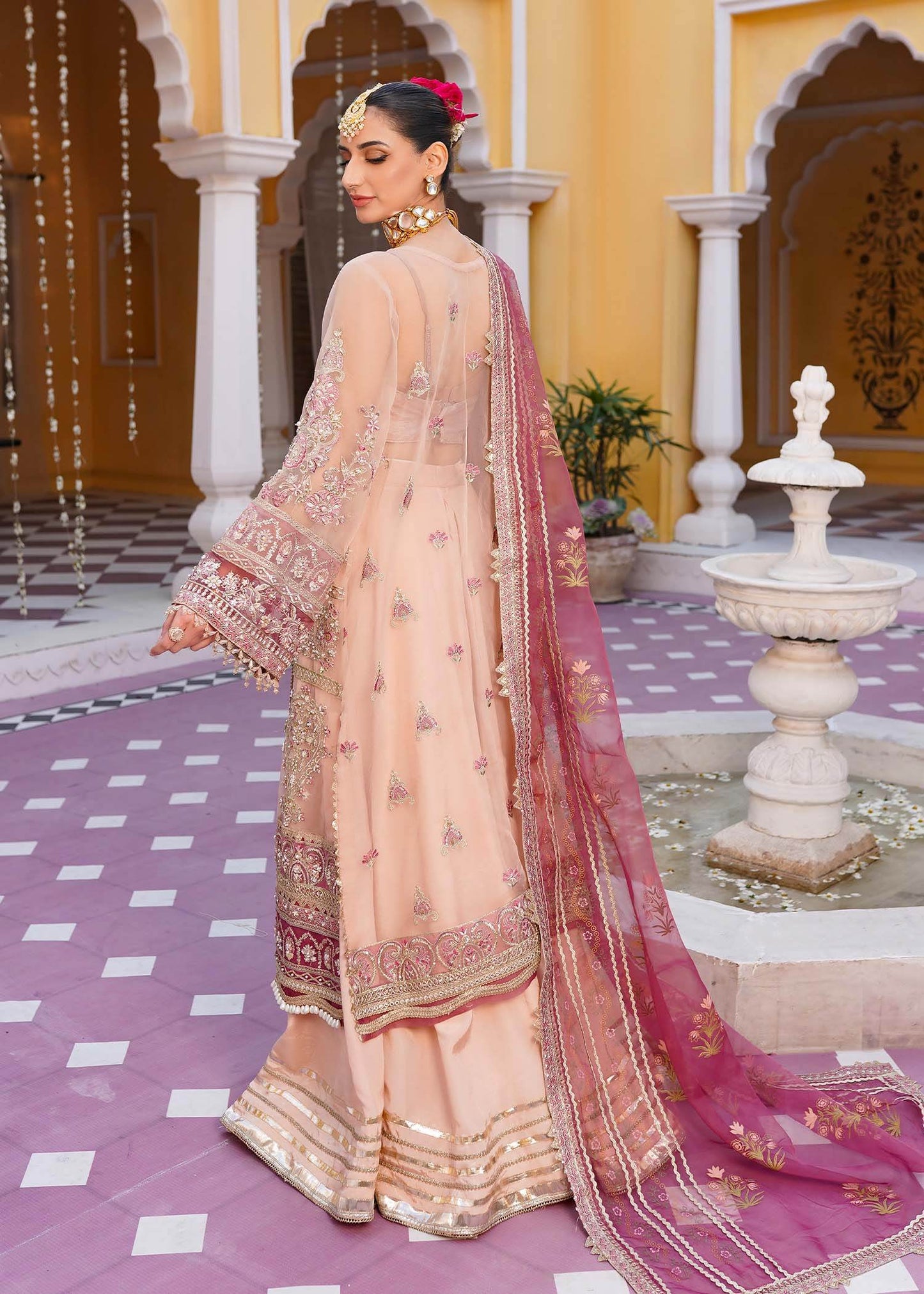 Mehak Yaqoob Luxury Wedding Formals Vol-08 Unstitched 3pcs - Jotey