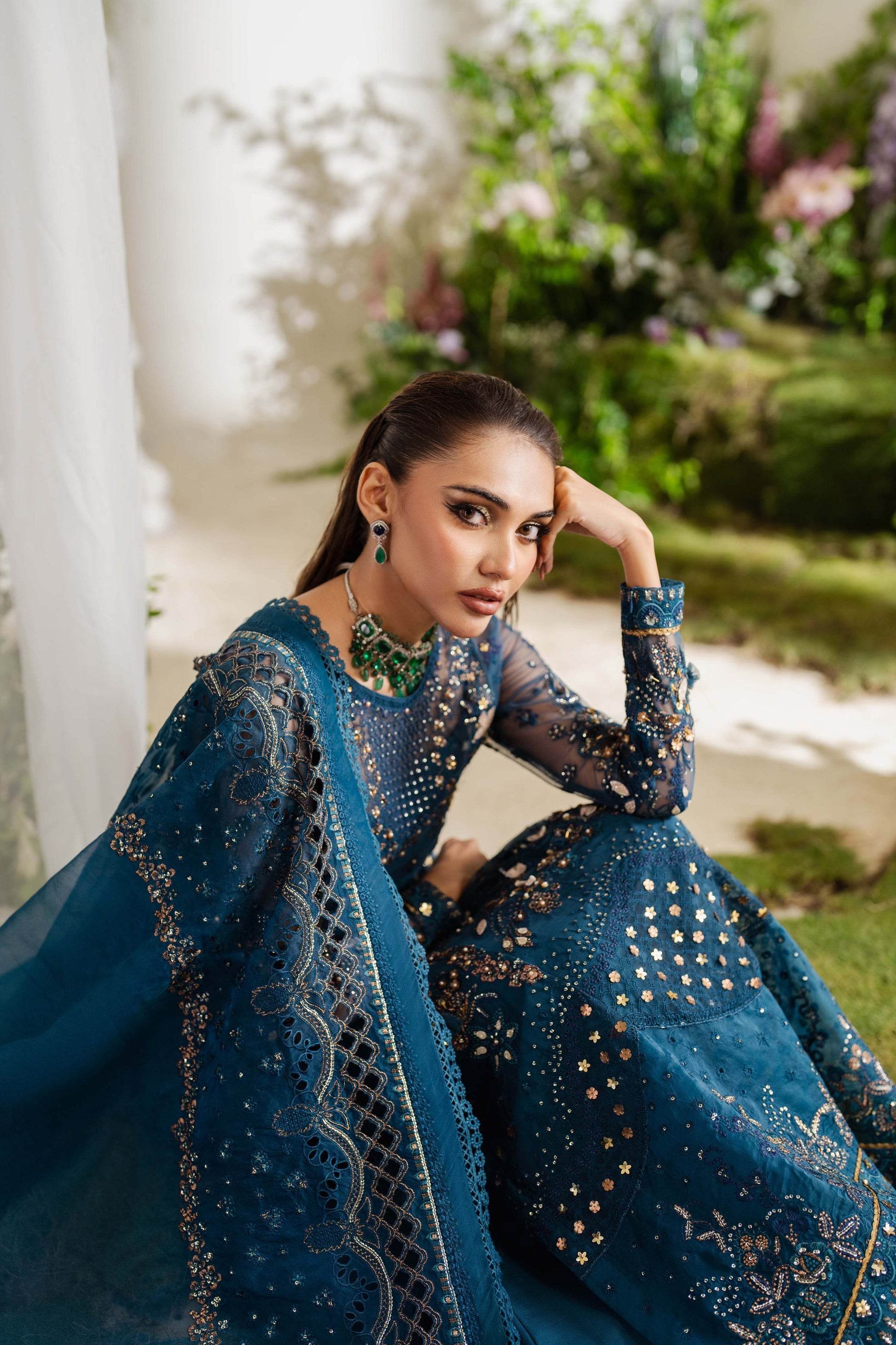 ZOYA & FATIMA REEM Festive Unstitched 4pcs - Jotey