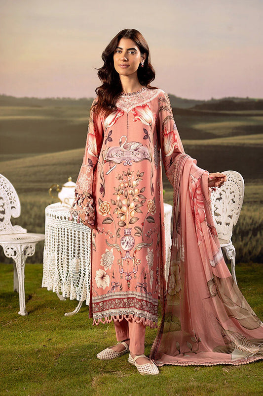 M. Basics By Maria B. Digital Printed & Embroidered Arabic Lawn Unstitched 3 Piece