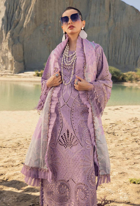 Adans Libas Summer Inspired Embroidered Premium Lawn Unstitched 3 Piece - Jotey