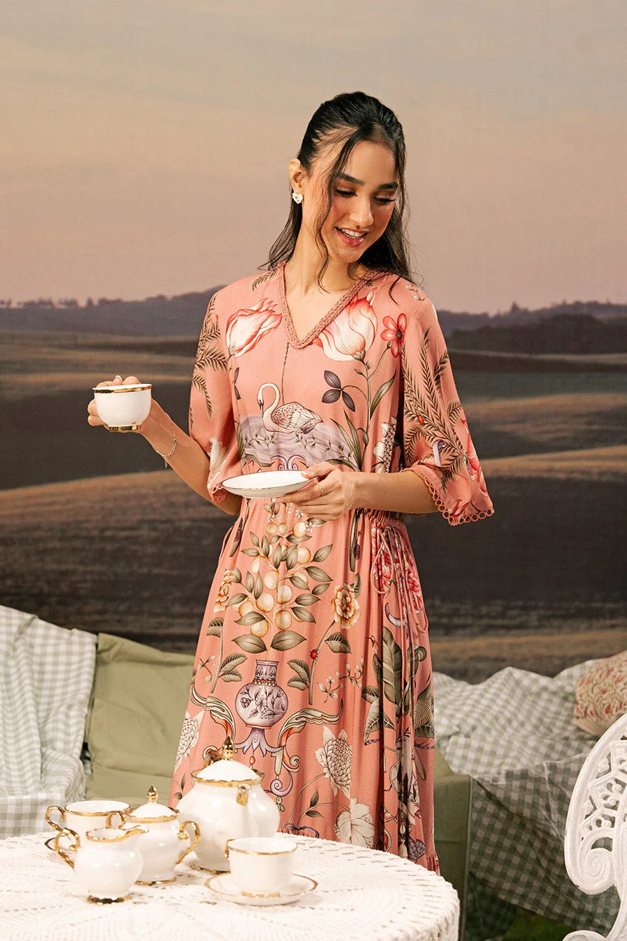 M. Basics By Maria B. Digital Printed & Embroidered Arabic Lawn Unstitched 3 Piece