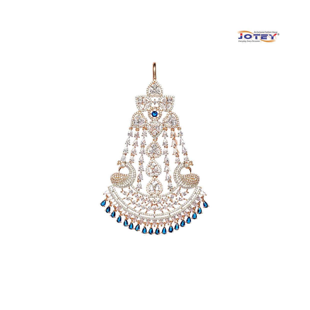 Gold Plated Ad Stone Jhapta - Jotey