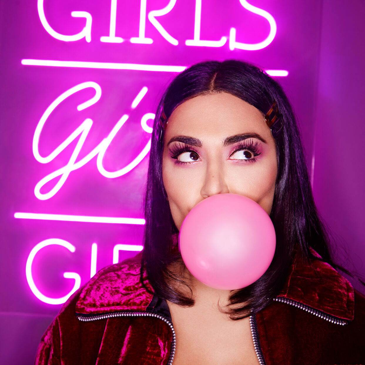 Huda Beauty Matte & Metal Eyeshadows-Silk Bomber & Bubblegum - Jotey