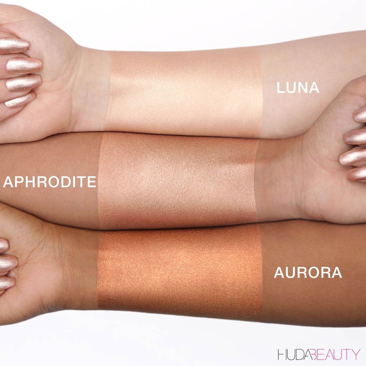 Huda Beauty N.Y.M.P.H. All Over Body Highlighter Luna - Jotey