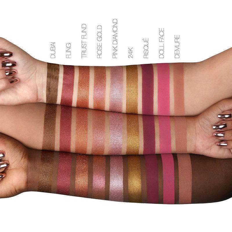 Huda Beauty Rose Gold Remastered Eyeshadow Palette - Jotey