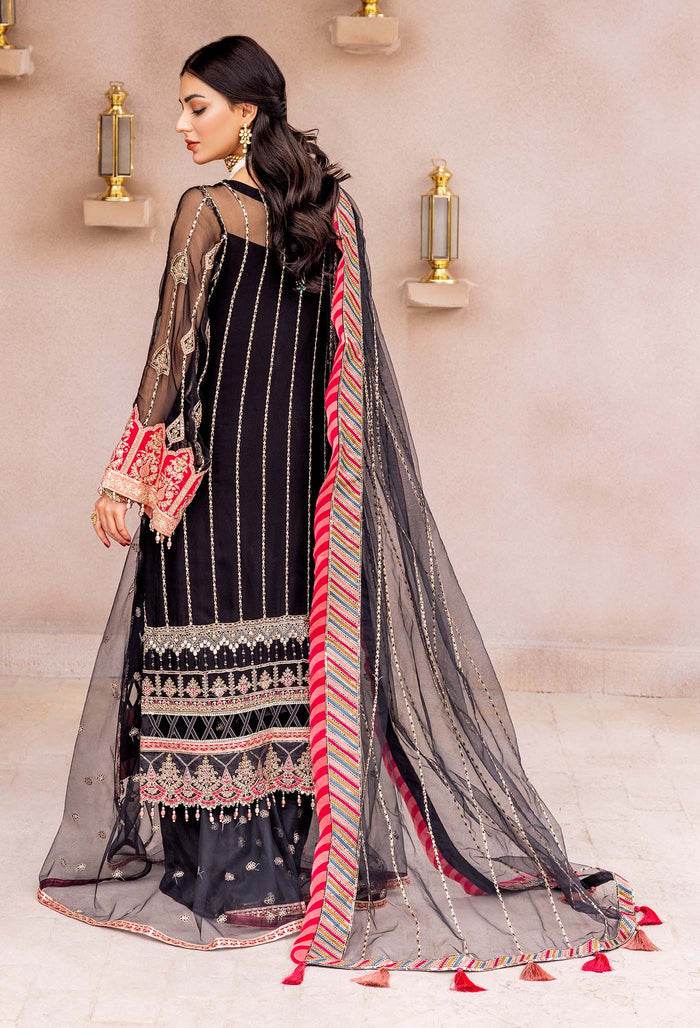 Adans Libas Gul-E-Ishtiaq Exclusive Unstitched Chiffon 3pcs - Jotey