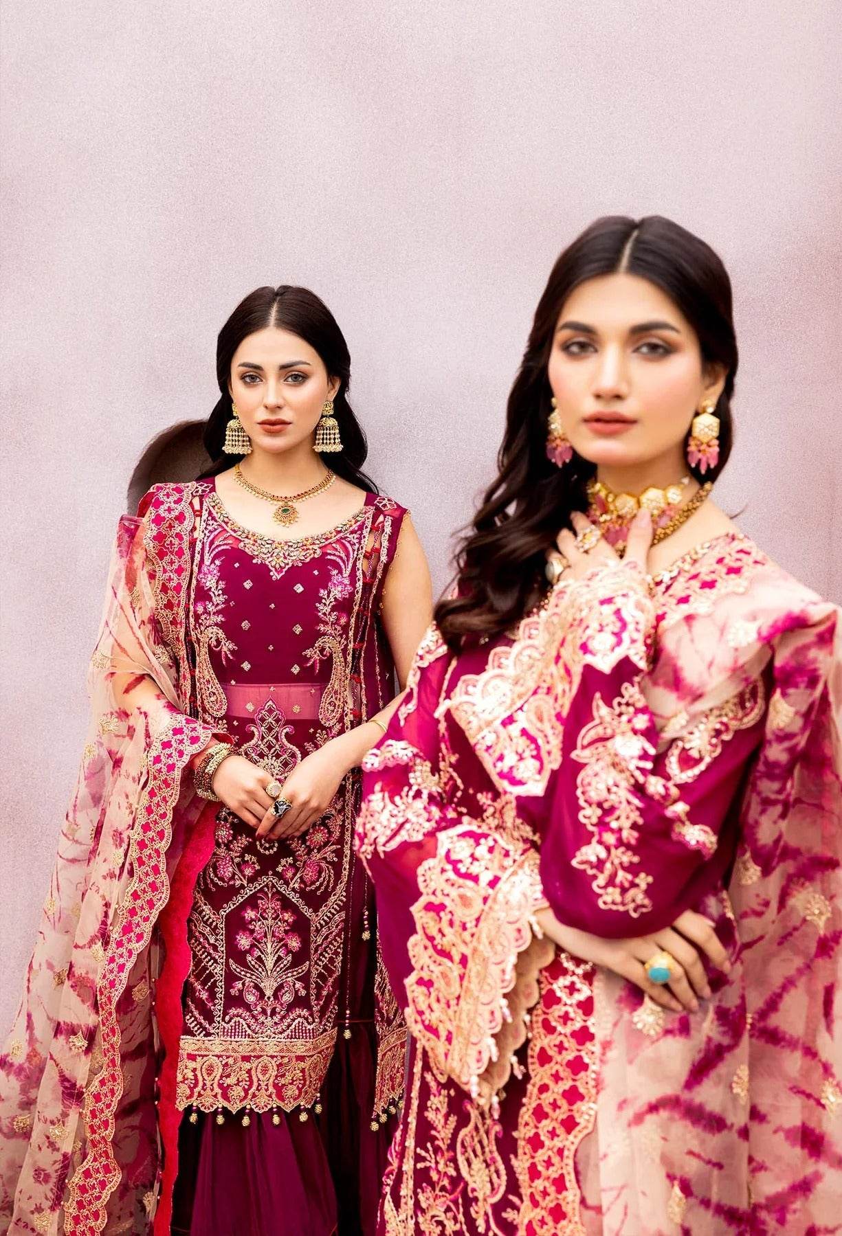 Adans Libas Gul-E-Ishtiaq Exclusive Unstitched Chiffon 3pcs - Jotey