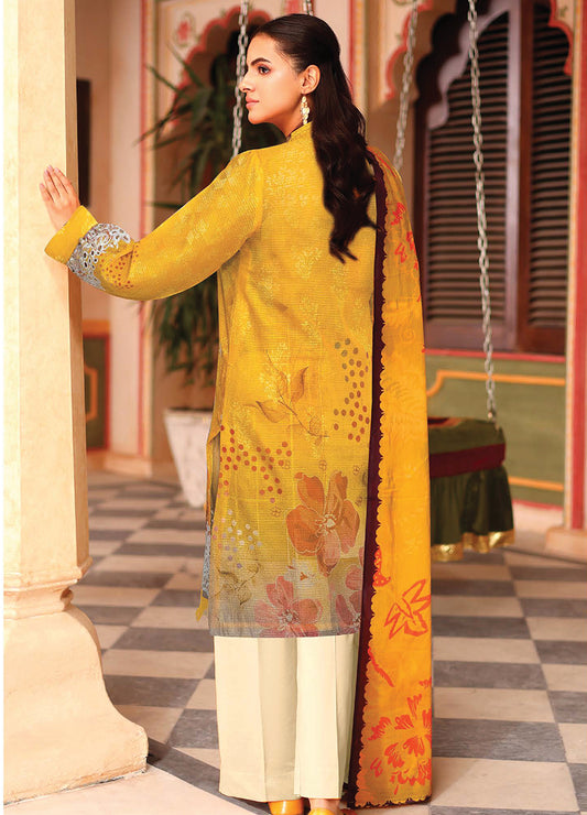 Zohra By Johra Embroidered Printed Bana Dora Lawn Unstitched 3Pcs