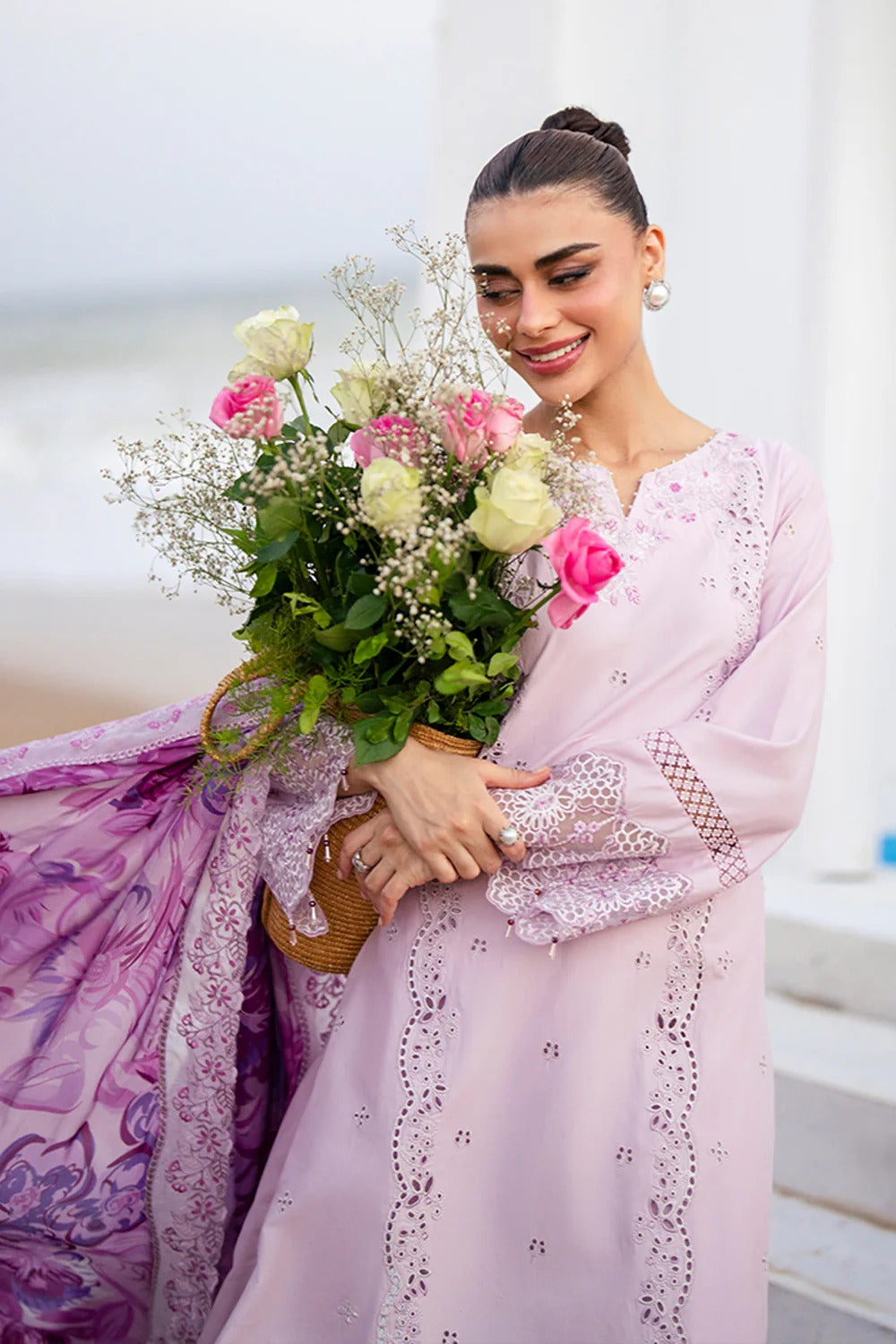 Azure Luxury Lawn'25 Unstitched Three Piece