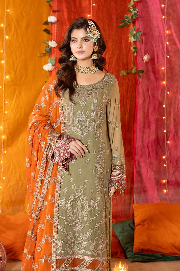Sagun By Imrozia Embroidered Luxury Chiffon Unstitched 3 Piece