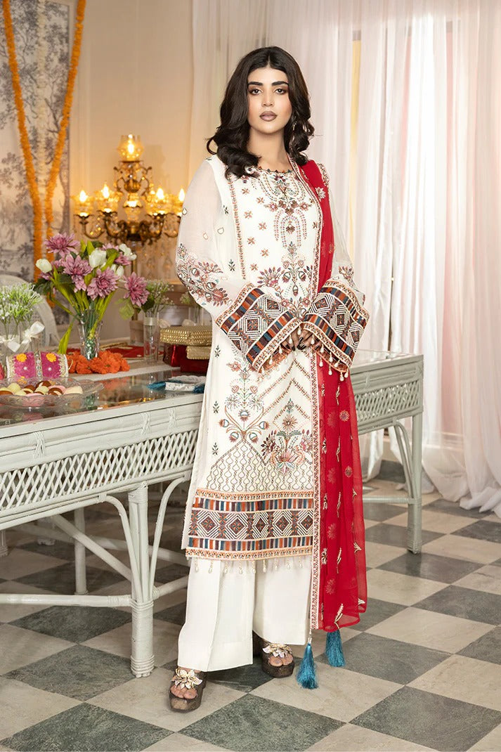 Sagun By Imrozia Embroidered Luxury Chiffon Unstitched 3 Piece