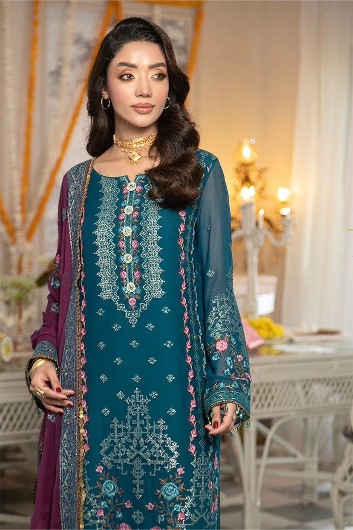 Sagun By Imrozia Embroidered Luxury Chiffon Unstitched 3 Piece