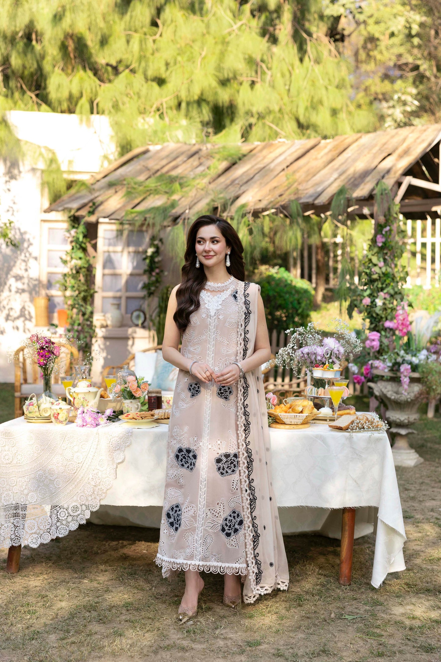 Sable V. Luxury Formal'25 Embroidered Unstitched 4pcs - Jotey