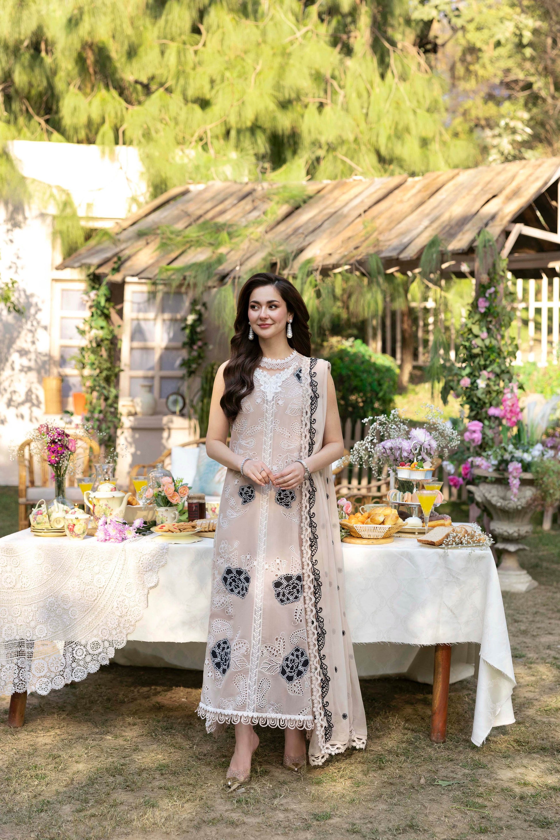 Sable V. Luxury Formal'25 Embroidered Unstitched 4pcs - Jotey