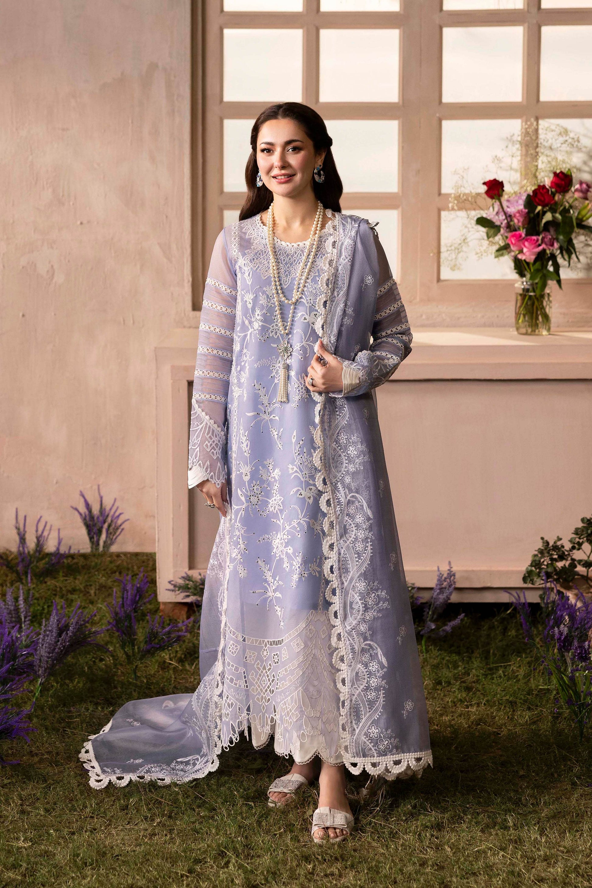 Sable V. Luxury Formal'25 Embroidered Unstitched 4pcs - Jotey