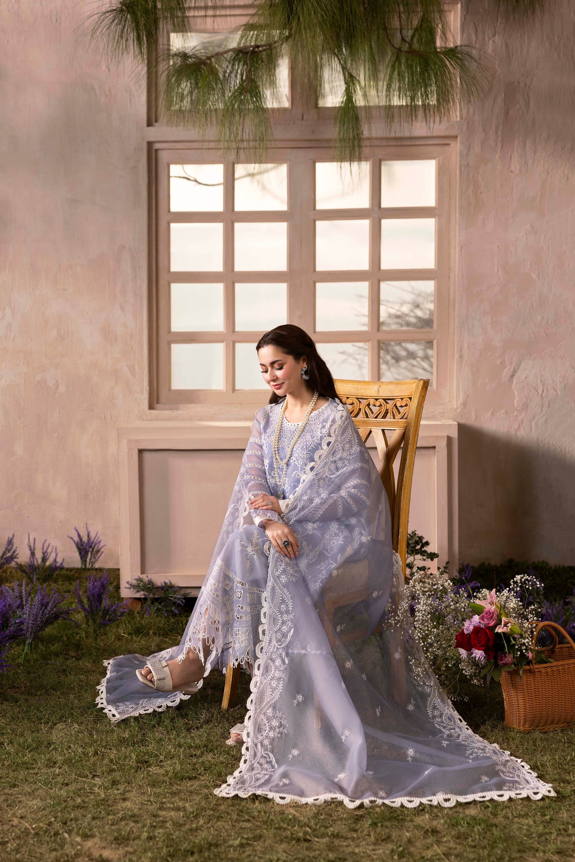 Sable V. Luxury Formal'25 Embroidered Unstitched 4pcs - Jotey