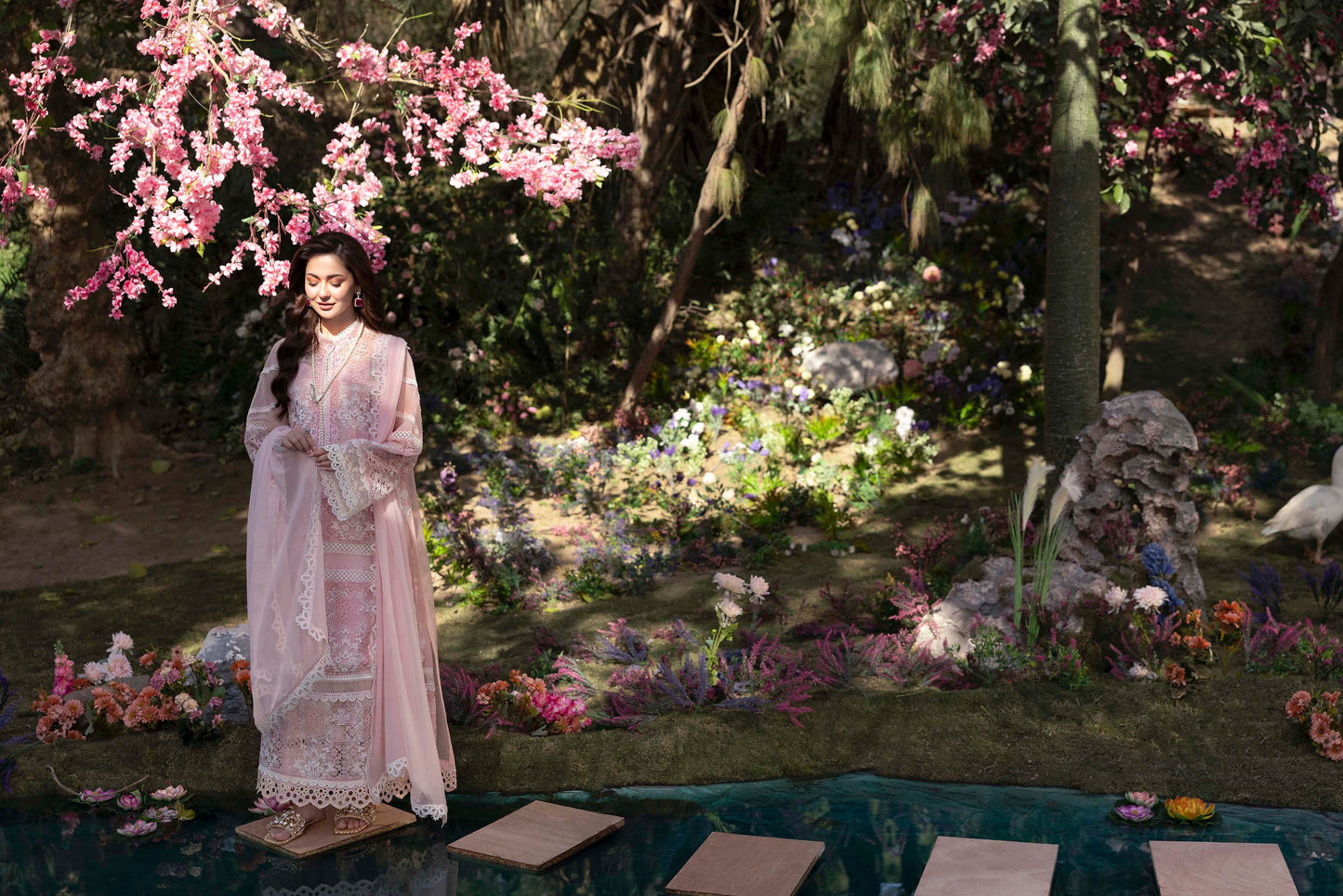 Sable V. Luxury Formal'25 Embroidered Unstitched 4pcs - Jotey