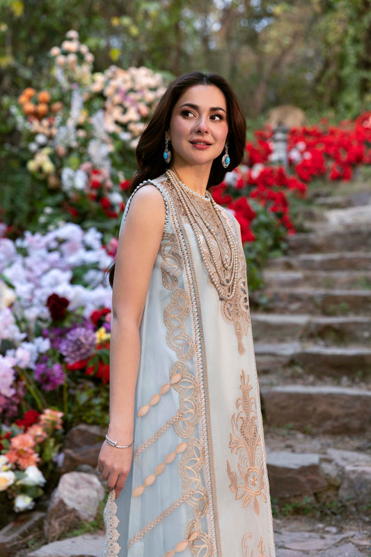 Sable V. Luxury Formal'25 Embroidered Unstitched 4pcs - Jotey