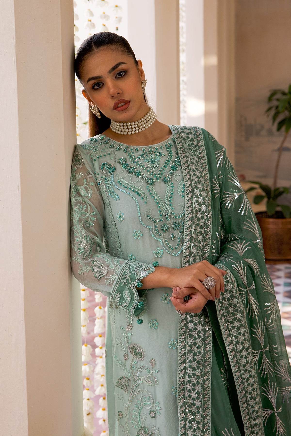 Zeenat Vol 17 Luxury Semi Stitched 3pcs - Jotey