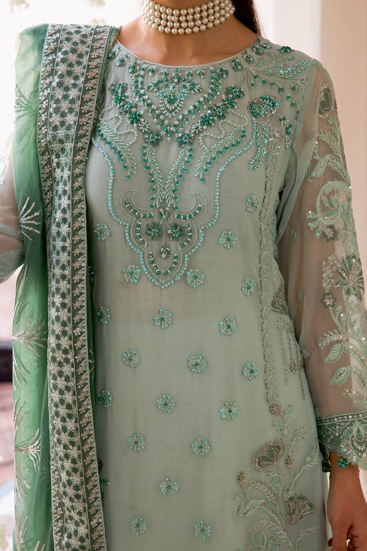 Zeenat Vol 17 Luxury Semi Stitched 3pcs - Jotey