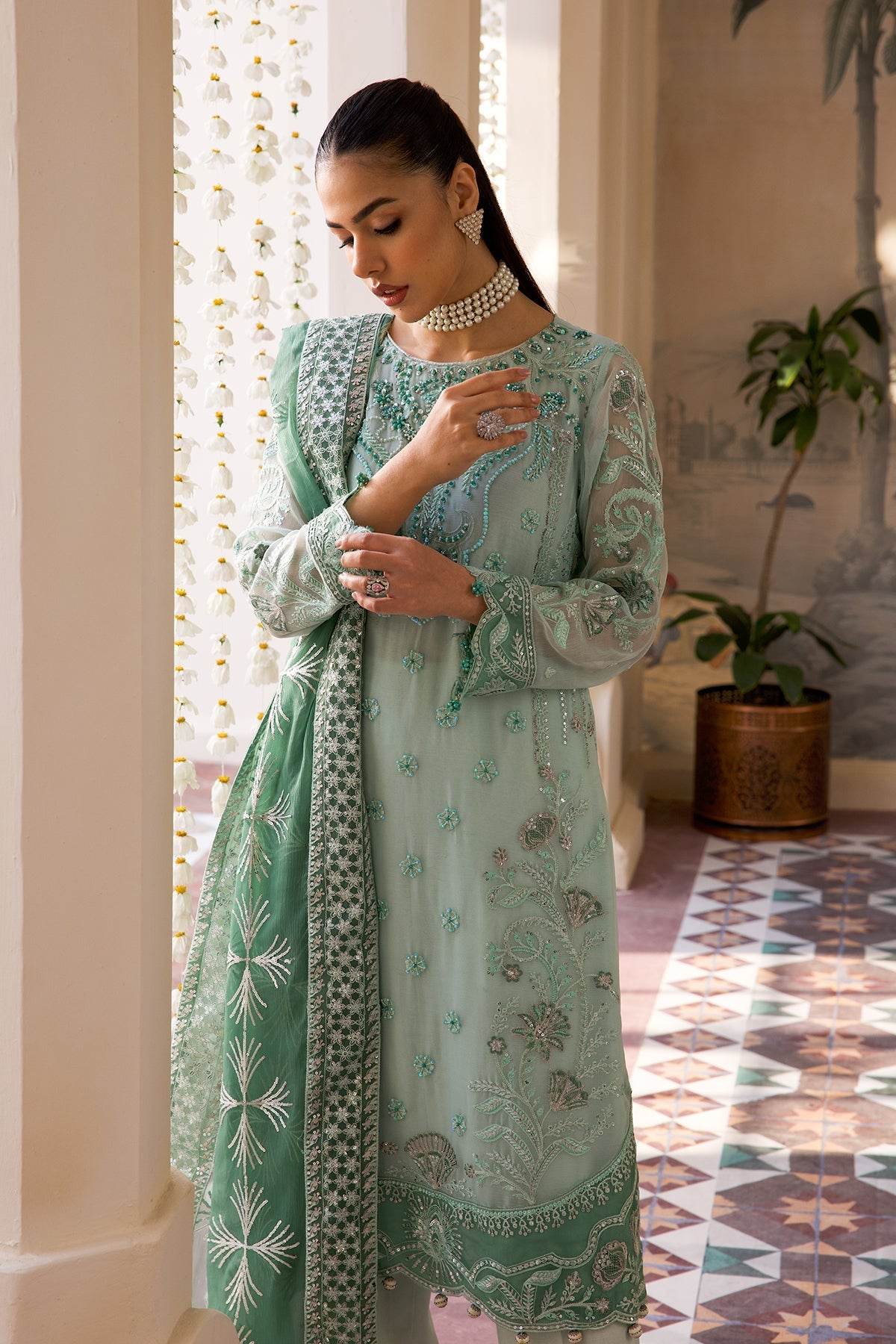 Zeenat Vol 17 Luxury Semi Stitched 3pcs - Jotey