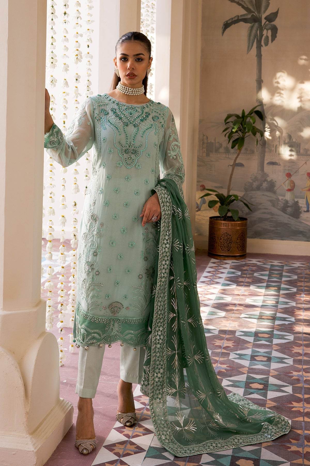 Zeenat Vol 17 Luxury Semi Stitched 3pcs - Jotey