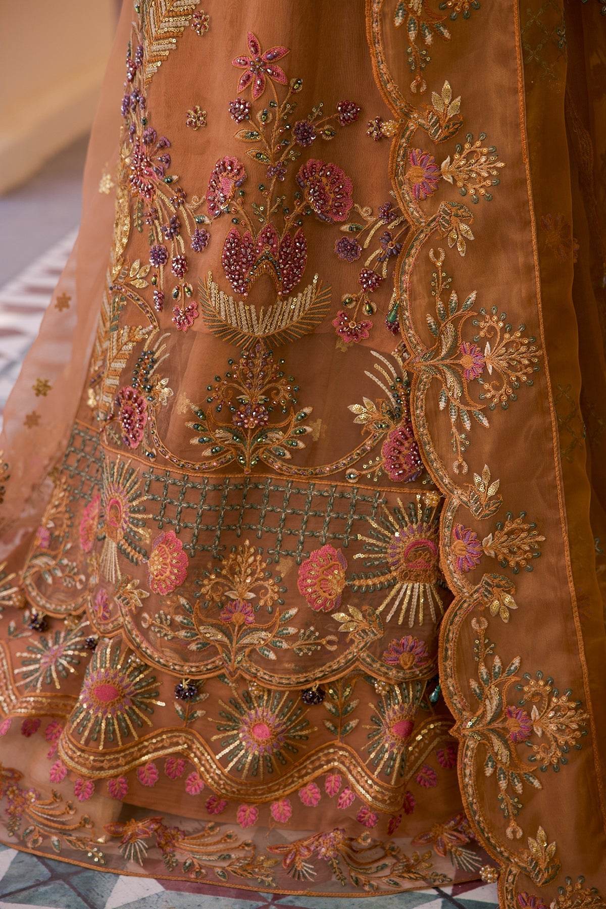 Zeenat Vol 17 Luxury Semi Stitched 3pcs - Jotey