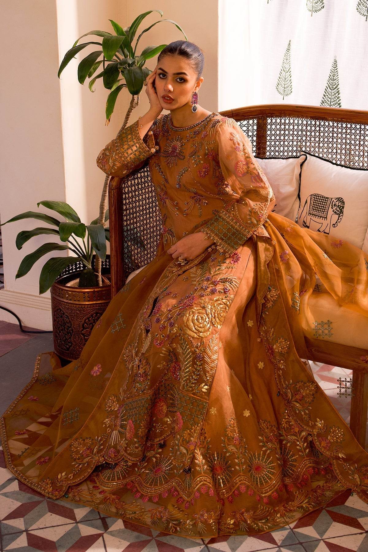 Zeenat Vol 17 Luxury Semi Stitched 3pcs - Jotey