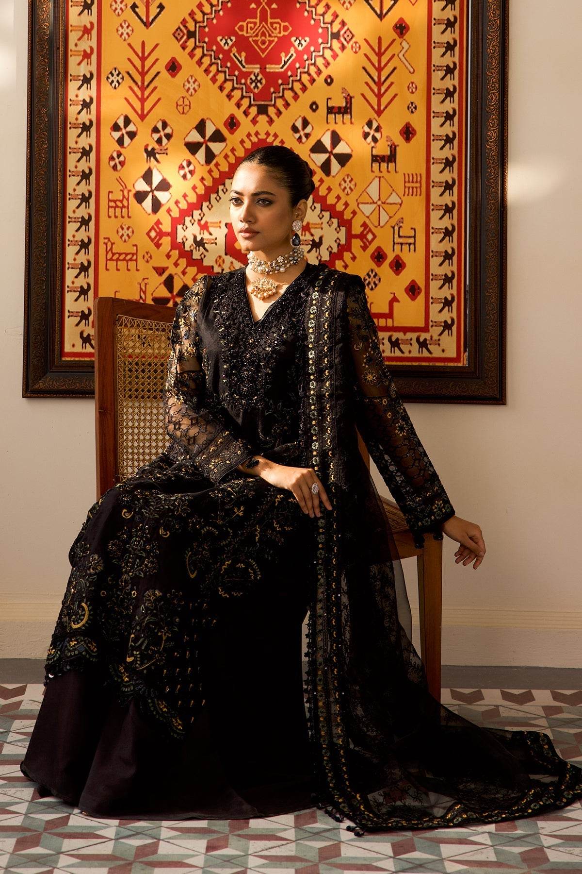 Zeenat Vol 17 Luxury Semi Stitched 3pcs - Jotey