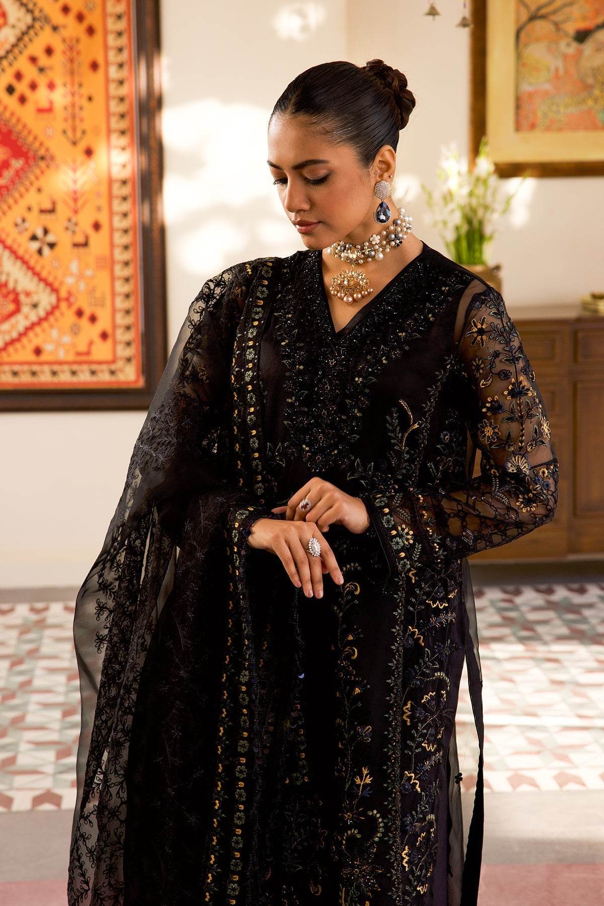 Zeenat Vol 17 Luxury Semi Stitched 3pcs - Jotey