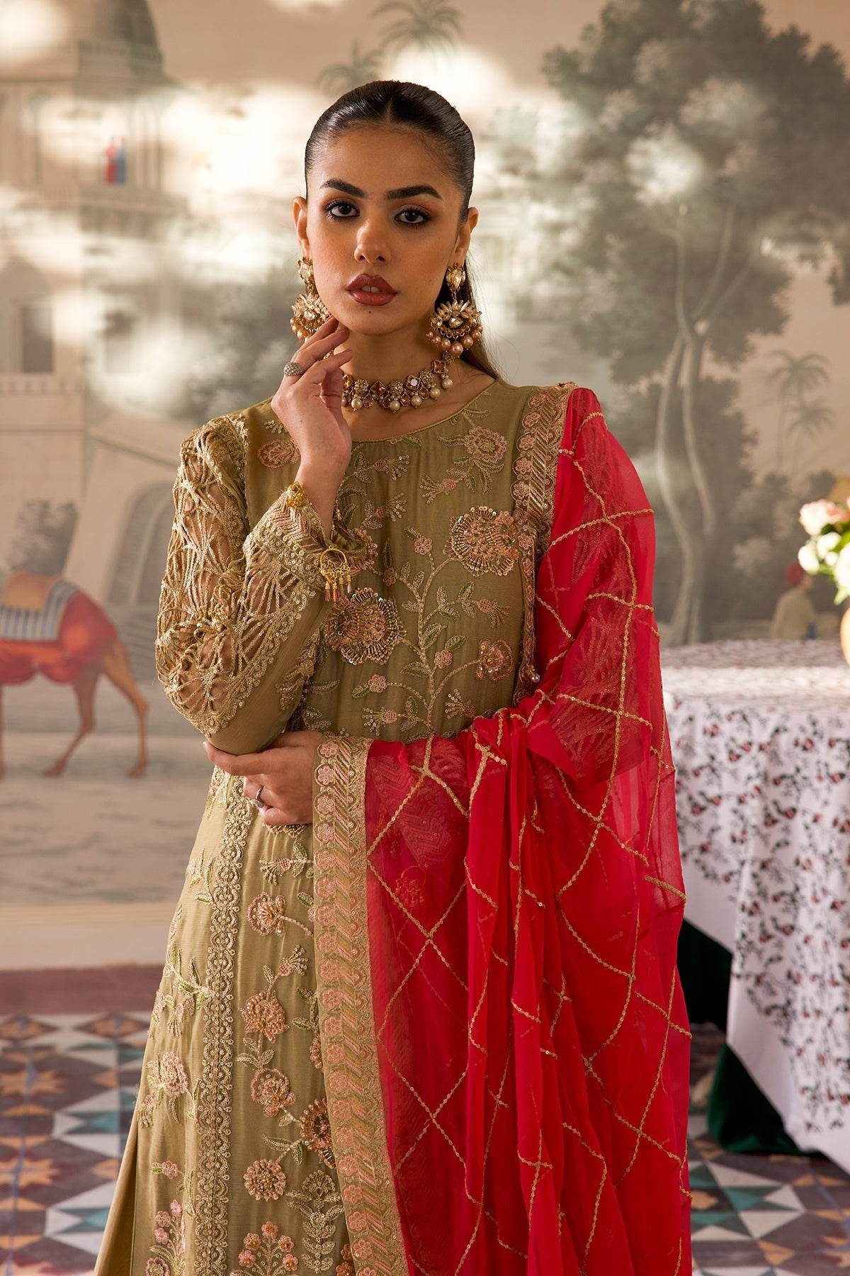Zeenat Vol 17 Luxury Semi Stitched 3pcs - Jotey