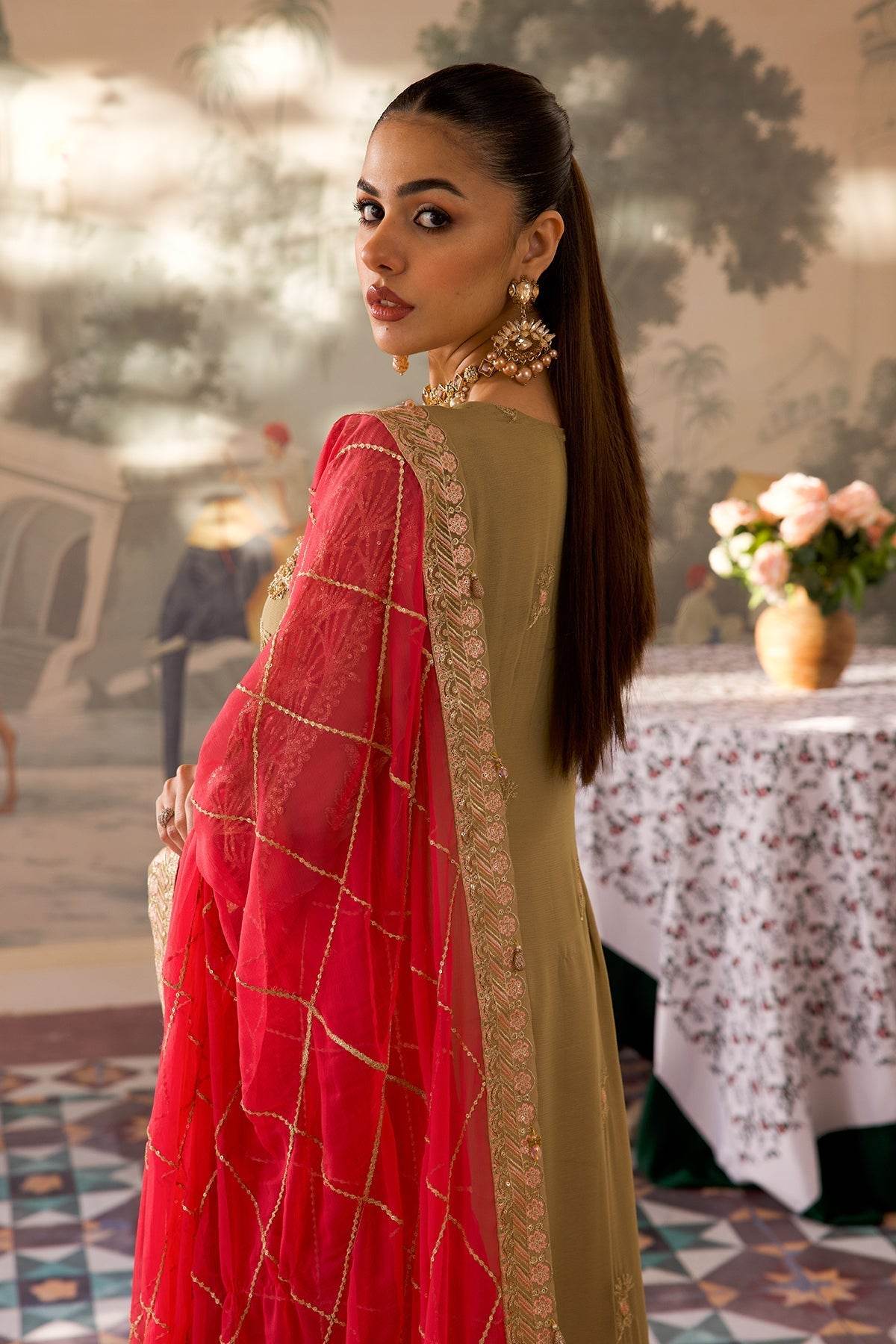 Zeenat Vol 17 Luxury Semi Stitched 3pcs - Jotey