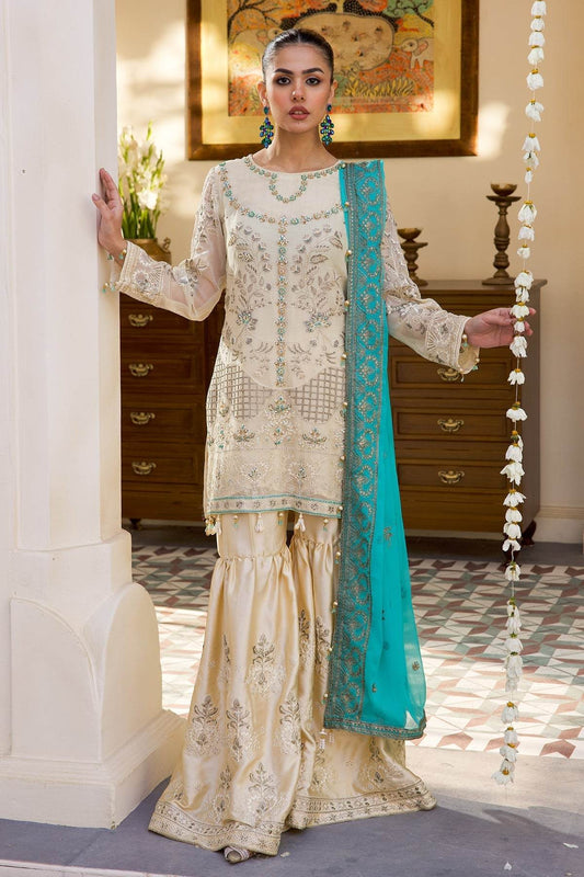 Zeenat Vol 17 Luxury Semi Stitched 3pcs - Jotey