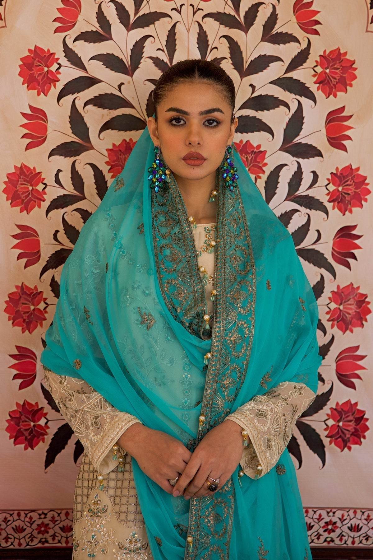 Zeenat Vol 17 Luxury Semi Stitched 3pcs - Jotey