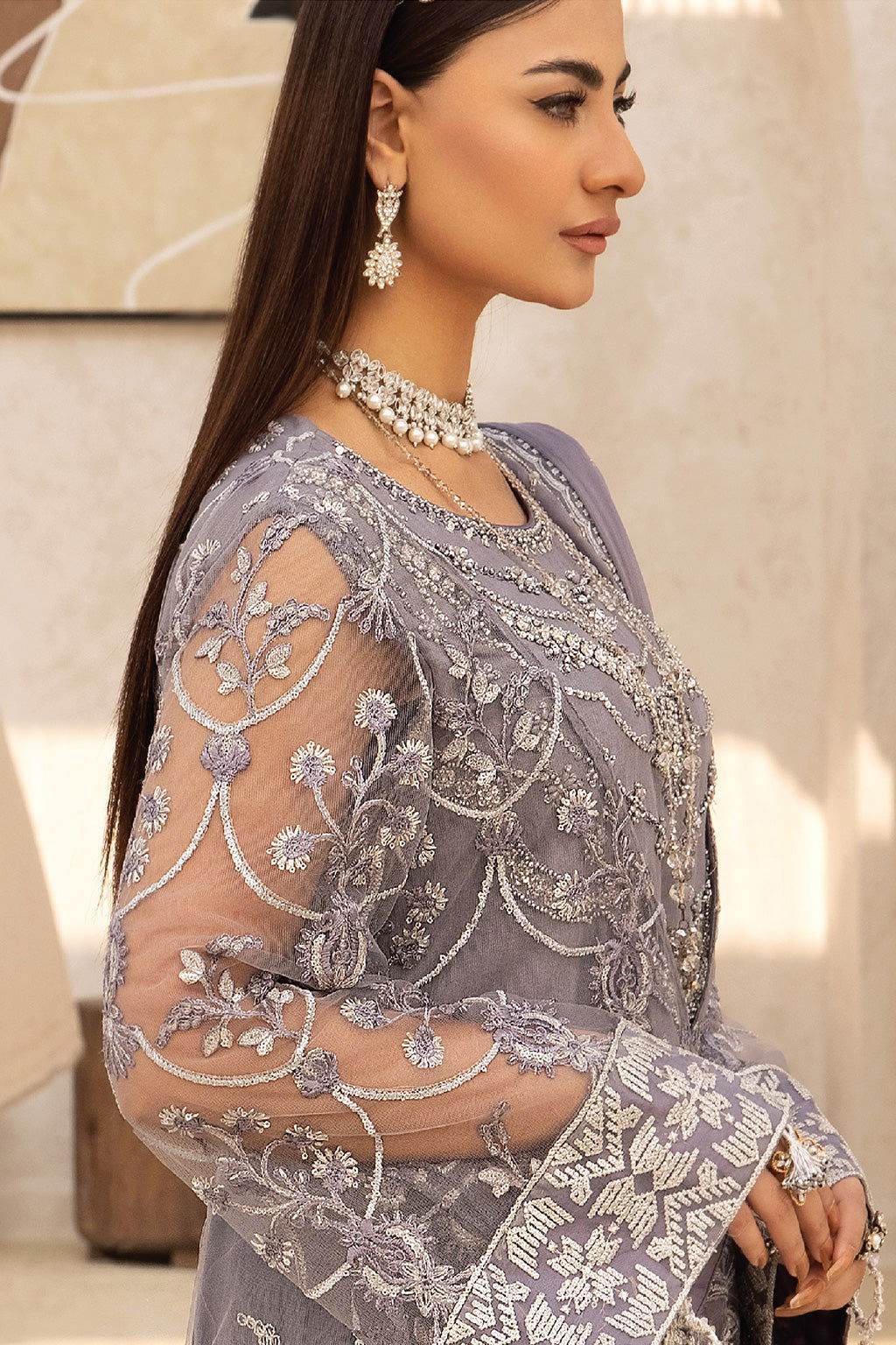 Zeenat Vol 18 Luxury EMB. Semi Stitched 3pcs - Jotey