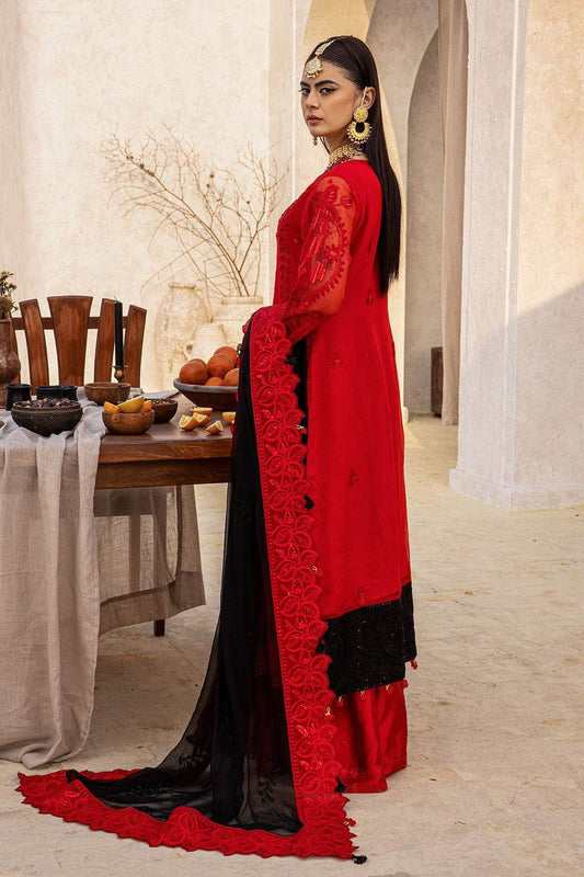 Zeenat Vol 18 Luxury EMB. Semi Stitched 3pcs - Jotey