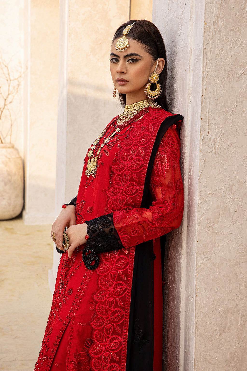 Zeenat Vol 18 Luxury EMB. Semi Stitched 3pcs - Jotey