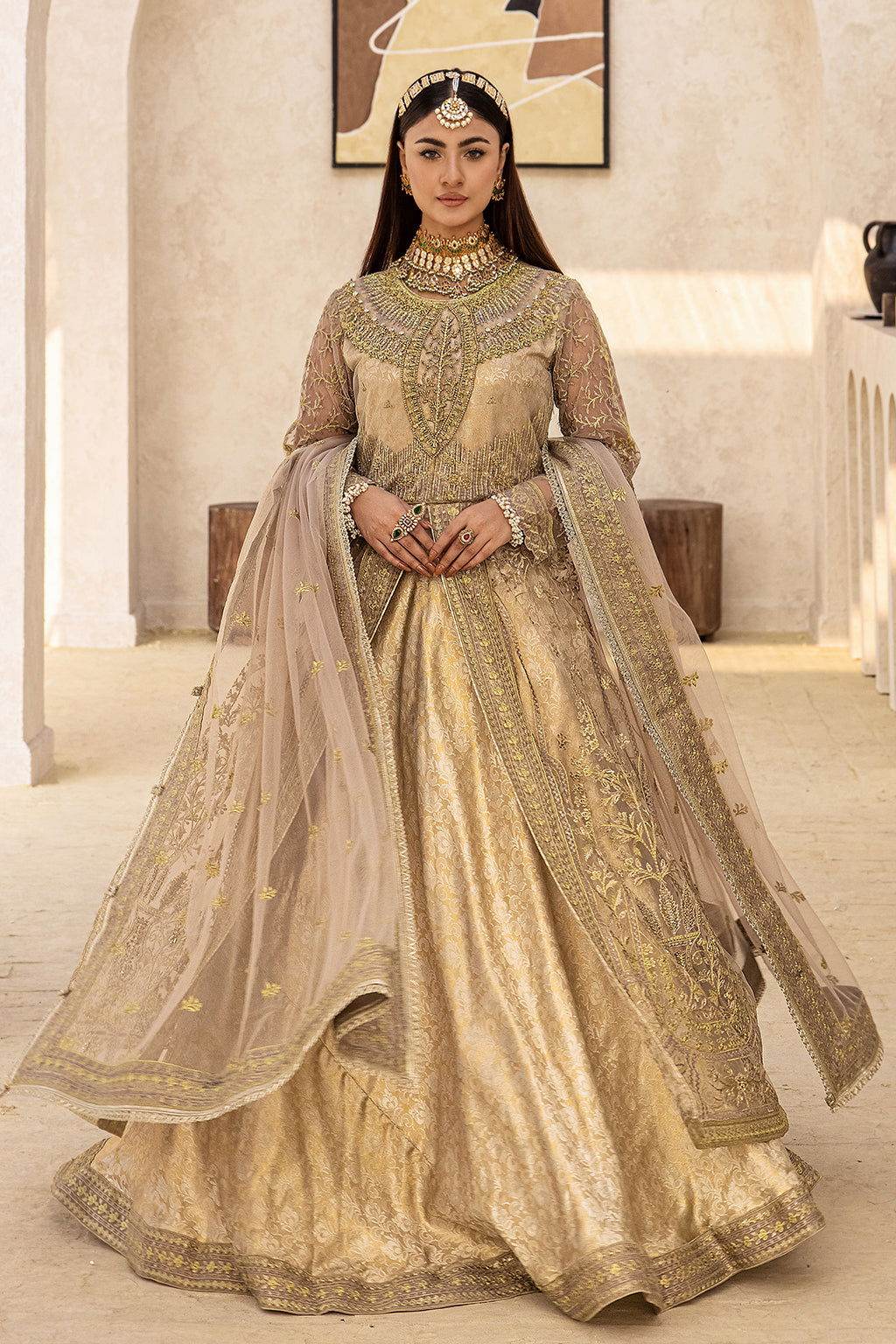 Zeenat Vol 18 Luxury EMB. Semi Stitched 3pcs - Jotey